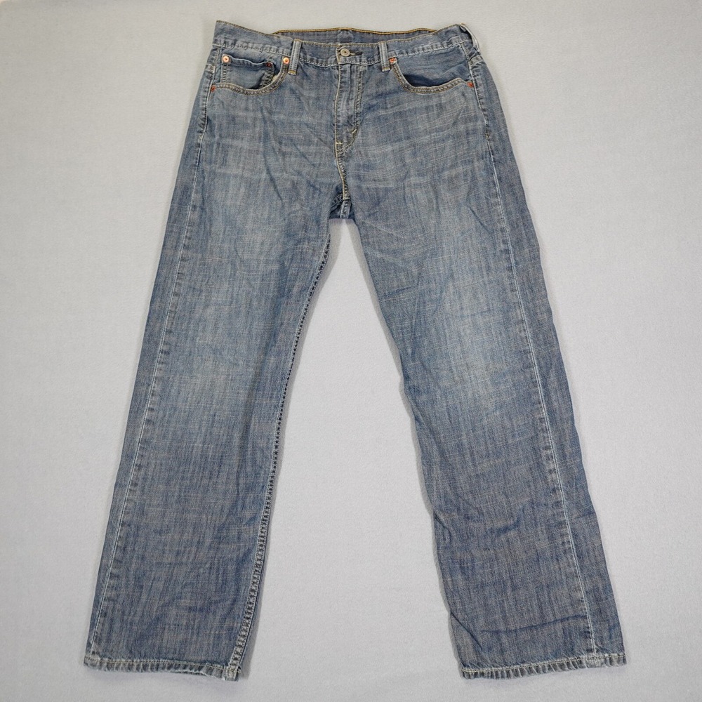 Levi's 559 Jeans Mens 33x32 Blue Relaxed Straight Leg Denim Casual Classic